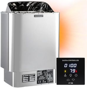 Mxmoonant Sauna Heater, 9KW 220V Electric Sauna Heaters Stove Dry Sauna Bath with External Digital Control for Home Hotel Spa Max. 425 Cu.ft with Sauna Hygrothermograph