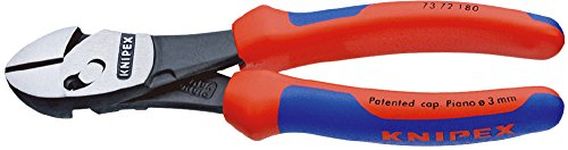 Knipex - TWINFORCE Diagonal SUPER Cutter-Comfort Grip - 73-72-180