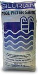 US Silica Silurian 20 Grade Angular Pool Filter Sand, Washed and Screened Angular Particles, Ideal for Pool Filtration and Optimal Water Clarity