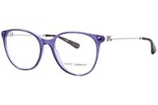 Dolce & Gabbana Eyeglasses DG 3363 3407 Fleur Purple, Fleur Purple, 52/18/145