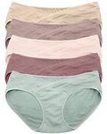 Kindred Bravely Under The Belly Maternity Underwear | Pregnancy Bikini Underwear (Assorted Pastels, Medium)