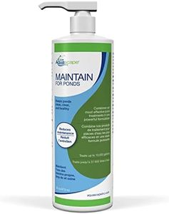 Aquascape Maintain Water Treatment for Koi and Fish Ponds, Easy to Use, Powerful Blend of Beneficial Bacteria, Phosphate Binder, Flocculent, and Detoxifier, 16 Ounce / 473-ml | 96058
