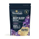 Westlab Magnesium Deep Sleep Bath Salts 1kg - Scientifically-Proven to Help Mind & Body Reach Harmony. Mood-Boosting Neuroscent. 100% Natural Organic Lavender & Cedarwood.