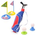 Deluxe Happy Kids/Toddler Golf Clubs SetGrow-to-Pro Golfer 15 Piece Set- by EXERCISE N PLAY