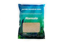 LANDEN Namale Aquarium Sand 11 lbs(5kg), Super Natural for Aquarium Landscaping, Cosmetic Sand for Plant Tank, Fine Grain Natural Color River Sand for Freshwater or Blackwater Biotope Tank