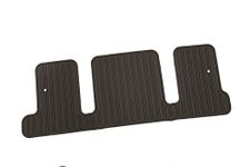 General Motors GM Accessories 22890488 Third Row 1-Piece All-Weather Car Mat in Cocoa with Deep Rib