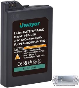 Uwayor PSP-S110 - Batería para Sony PSP-2000 PSP 3000 (1200 mAh, compatible con PSP Lite PSP Silm Sony PSP-2000 PSP 3000 PSP-S110)