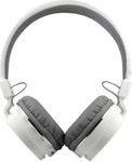 R K Trading® White Colored Bluetooth Headphone with Mic | Memory Card Slot | Great for Running | Gyming | Travel | Gaming | Other Outdoor and Indoor Purpose