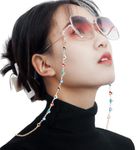 scicent Women's Charms Colorful Fashion Eyeglasses Chain Non-Slip Spectacle Chain Sunglasses Chain Lanyard Eyewear Retainer Eyeglass Strap Holder, 17712
