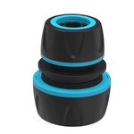 Dolphy 1/2" to 3/4" Garden Water Hose Connector, Pipe to Pipe Quick Connectors for Hose Pipe, Plastic