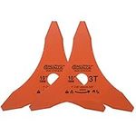 LSHUZIYU, 2-Pack, 10", 255x3MM-3T, Arbor 1" with 7/8"-20-5/8" Washer, Weed Eater Blade, Heavy Duty Brush Cutter Blade, Steel Blade. Suitable for Husqvarna, Makita Brush Cutter