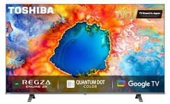 TOSHIBA 215 cm (85 inches) C450NP Series 4K Ultra HD Smart Google QLED TV (Black)