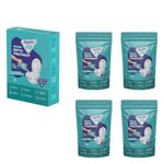 Septic Tank Cleaning Powder | 10X Powerful | (250x4) 1KG | Septic Tank Bacteria Reduces Sludge Build-Up | Breaks Down Human Waste | Odour Removal Formula Septic Tank Treatment Powder