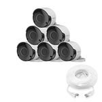 Wisenet SDC-89445BF-6PK - 5MP Super HD Weatherproof Bullet Camera (6 Pack)