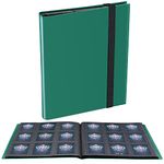 JIQEZNL Card Binder, Upgraded 9 Pockets Trading Card Collection Binder for Cards, 432 Card Book Holder Album for Yugioh, MTG, TCG, Magic, Sports Cards - Green