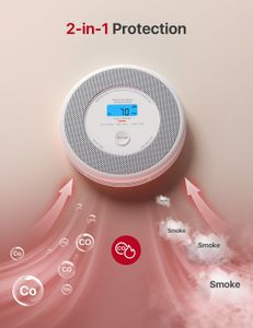 X-Sense Smoke and Carbon Monoxide Alarm, 2-Pack