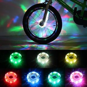 DAWAY Rechargeable Bike Wheel Light - A16 Cool Led Bicycle Tire Light for Kids Adults, 1 Pack, Safety Bike Hub Accessories for Boys Girls Men Women, Waterproof Bright Spoke Light, Fun Cycling Gifts