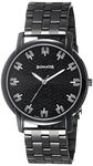 Sonata Quartz Analog Black Dial Stainless Steel Strap Watch for Men-NP77031NM01W