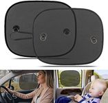 LEWONPO Car Window Shades for Baby, Car Sun Shade, Universal Sun Visor for Car window, Car Sunshades Cover Blocking Harmful UV Rays, Great for Protecting Baby, Kids, Pets, 2 Pack (44 x 36 cm)