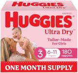 Huggies Ultra Dry Nappies Girls Siz