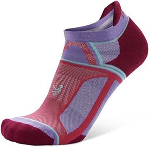 Balega Hidden Contour REC No Show Running Socks, Lavender/Pinkberry