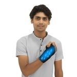 SandPuppy Wristcool - Refreezable Wrist Ice Pack for pain relief | Flexible Cold Pack for Wrist Pain Relief | Antifreeze Gel for Enhanced Body Contact | Reusable Cold Compress for Sports Injuries, Rheumatoid, Tendinitis, Swelling & Carpal Tunnel | Wrap your left or right hand | Gift for Women Men Mom Dad.