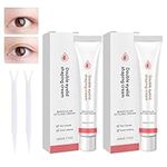 Double Eyelid Styling Cream, Kaluofan 2PCS Double Eyelid Shaping Styling Cream,Double Eyelids Modeling Cream, Waterproof Double-fold Eyelids Cream, with Tool, Long Lasting Invisible