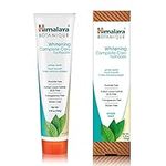 Himalaya Botanique Complete Care Whitening Toothpaste, Simply Mint, Natural, Fluoride Free, SLS Free, Carrageenan Free & Gluten Free, Vegan, 150 g (5.29 oz)