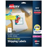 Avery 6874 White Laser Labels for Color Printing, 3 x 3-3/4 Label, 150 Labels/Pack