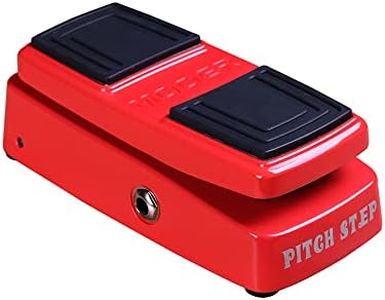 MOOER Pitch Step Expression Guitar Effect Pedal Polyphonic Pitch Shifter, All-in-one, Optional Dry Dignal, Adjustable Shifting Range(Red)