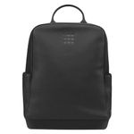 Moleskine Classic Collection Leather Backpack, Backpack for PC compatible with Tablet, Laptop iPad up to 15", Dimensions 32 x 42 x 11 cm, Black