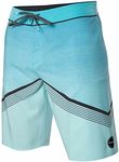O'Neill Men's Hyperfreak Quick Dry Stretch Boardshort , Aqua Blue, 44