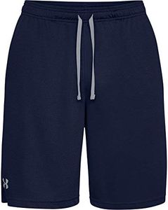 Under Armour Mens Tech Mesh Shorts, Academy Blue (408)/Steel, X-Large