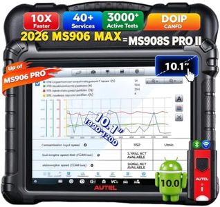 Autel MaxiSYS MS906 MAX Scanner, ECU C0ding, 3000+ Active Test, 40+ Service