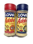 2-pack Goya Adobo All Purpose Seasoning, (1) with Pepper & (1) Without Pepper, 8-ounce [1 of Each]