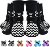 EXPAWLORER 6Pcs Anti Slip Dog Socks