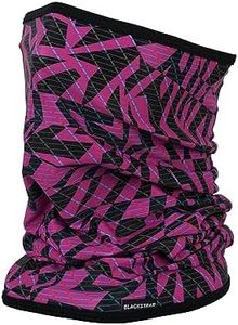 BLACKSTRAP Apex Tube Therma Dual Layer Neck Warmer Ski Mask, Maximum Warmth and Comfort, Adult Unisex, One Size Fits All, Jagged Pink