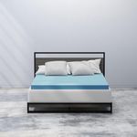 Zinus 2 Inch Gel Memory Foam Mattress Topper, Queen Blue