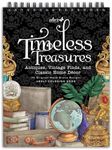 ColorIt Timeless Treasures: Antiques, Vintage Finds, and Classic Home Decor Adult Coloring Book, 50 Original Drawings, Spiral Binding, USA Printed, Lay Flat Hardback Book Cover, Ink Blotter Paper