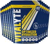 Vitalyte Electrolyte Powder Drink Mix, Isotonic Electrolyte Hydration Mix, Bulk Case Pack (12 Pack, Lemon)