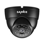 SANNCE AHD/TVI/CVI/CVBS 4-in-1 1080P Security Camera IP66 Weatherproof Analog CCVT Surveillance Camera for Indoor and Outdoor Use 100 ft Night Vision Dome Camera, NO Adapter