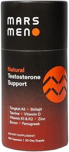 MARS MEN Booster for Men - Natural Supplement - Male Support - Libido, Energy & Muscle Growth Support - 30 Servings