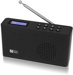 Ocean Digital Portable Internet Wi-Fi FM Radio with Bluetooth Receiver, Speaker, Rechargeable Battery Compact Radio for Kitchen Garden (WR26)