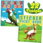 90shine 2PCS Sticker Books for Kids