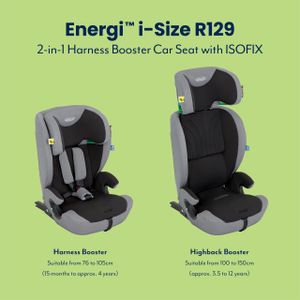 Graco Energi i-Size Booster Seat – Meteor Grey