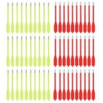 60PCS 6.3 Inch 50-80LB Mini Archery Crossbow Bolts Set with Sharp Metal Tip, Reusable Durable Arrow Dart for Shooting Target Practice, Small Hunting Game, Outdoor Fishing