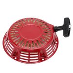 WOOSTAR Recoil Pull Starter Replacement for GX240 GX270 177F 9HP 173F 8HP Engine Lawn Mower Red