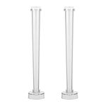 2pcs Taper Candle Mold Tapered Candlesticks Candle Making Mold Wax Mold for Scented Candles Dried Flower Candles Family Wedding Decoration