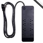 GE Power Strip Surge Protector, 8 O