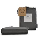 100% Bamboo Flat Sheet (Urban Grey, UK Double)